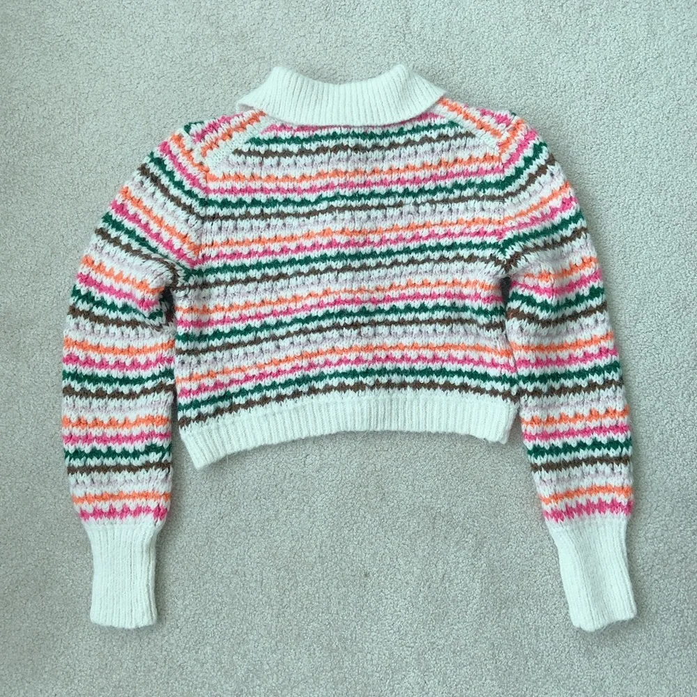 Zara strip knit cardigan - Picture 8 of 14